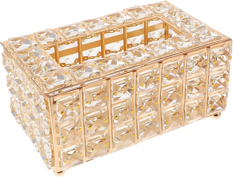 غطاء صندوق المناديل المربع صندوق تخزين زخرفي للمنزل المطعم الفندق - Image 1